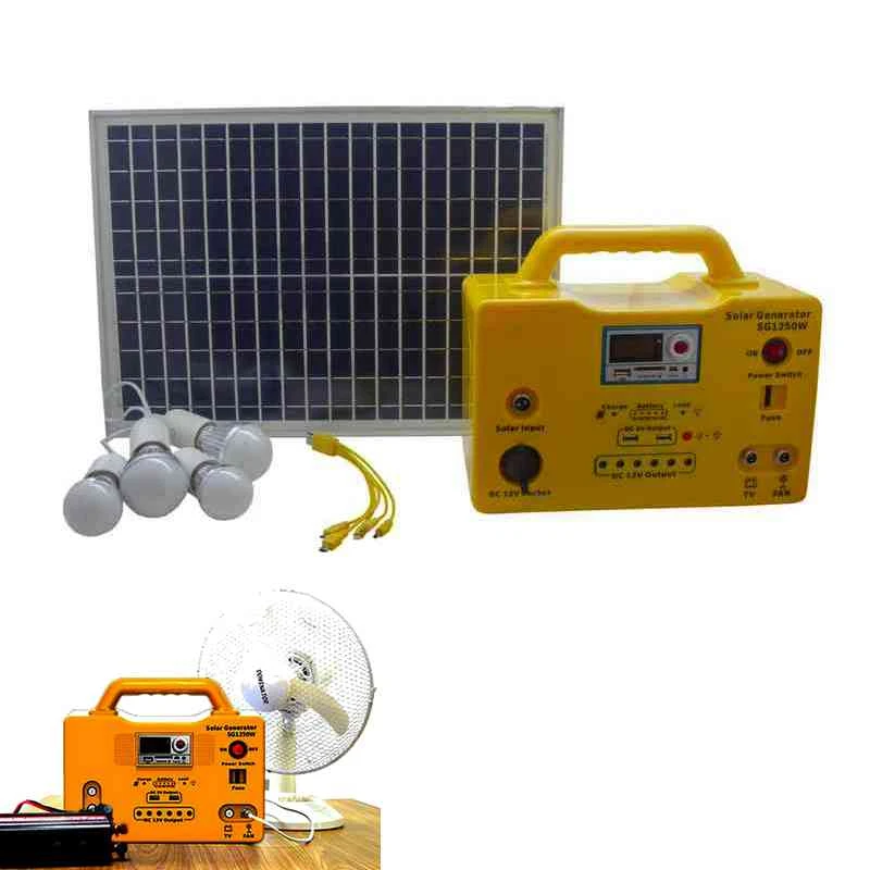 پکیج خورشیدی SG1230W پر قدرت 12 ولت
