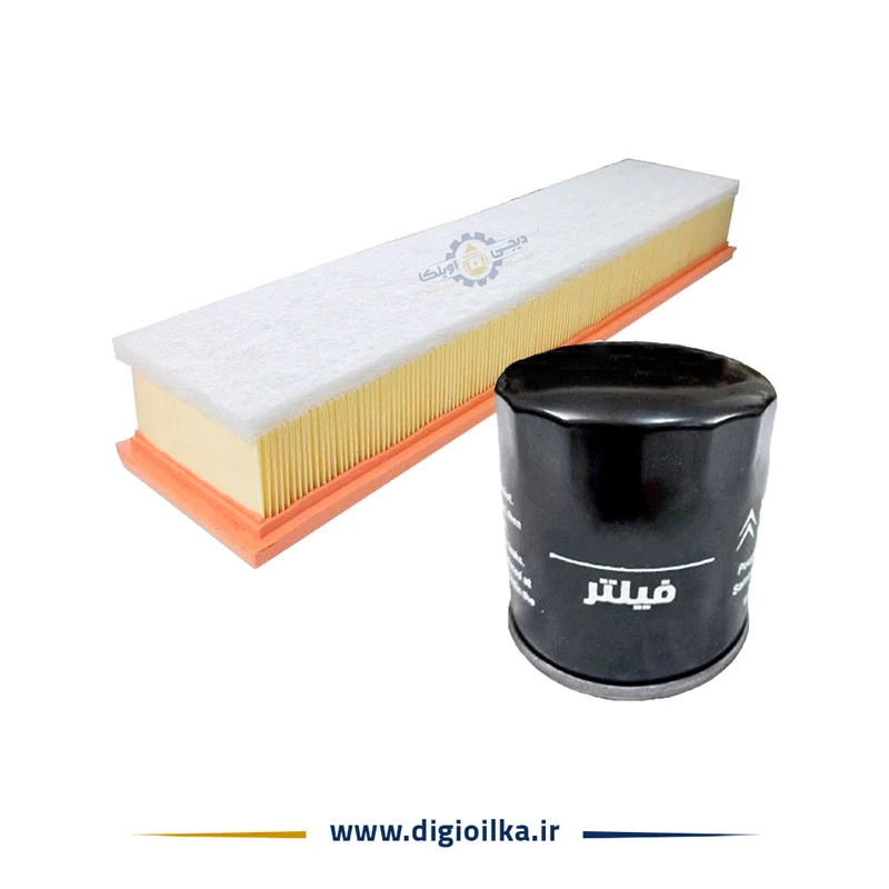 پکیج کامل سرویس پژو پارس XU7P _ روغن موتور پارس کلاس + فیلتر روغن و هوای اصلی