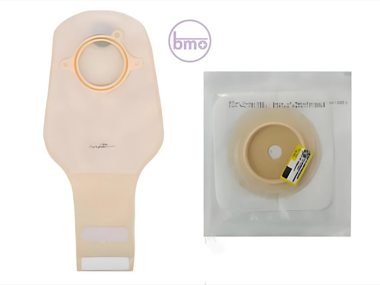 پکیج کیسه استومی (کلستومی) دوتکه ته‌باز 8126 + چسب پایه convatec 404594