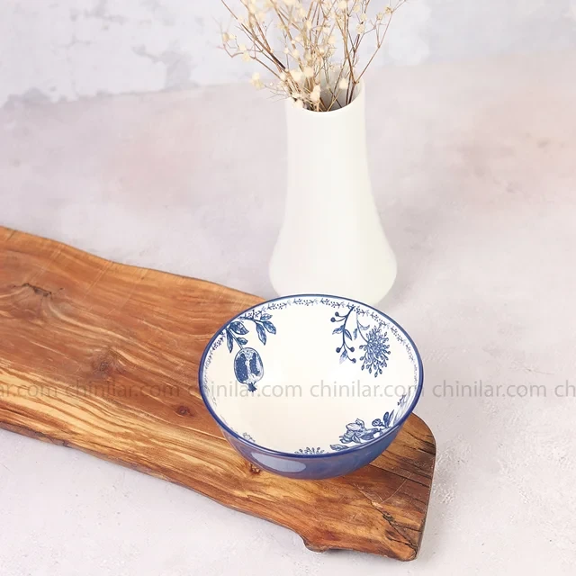 پیاله طرح انار آبی گوپان تکی
