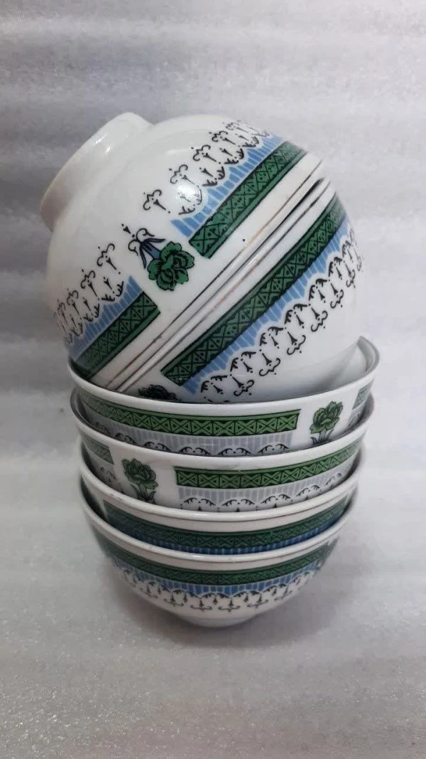 پیاله کوچک حاشیه سبز قدیمی