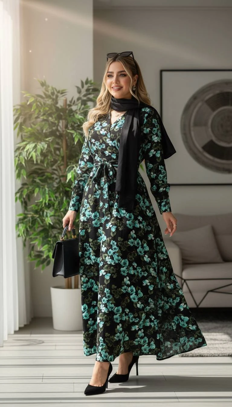 پیراهن بلند زنانه جانان