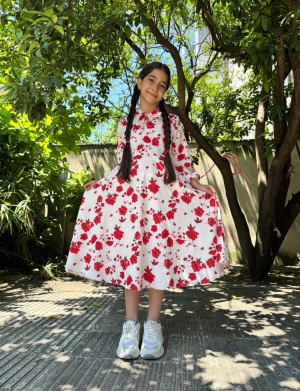پیراهن بچگانه یاقوت 👧