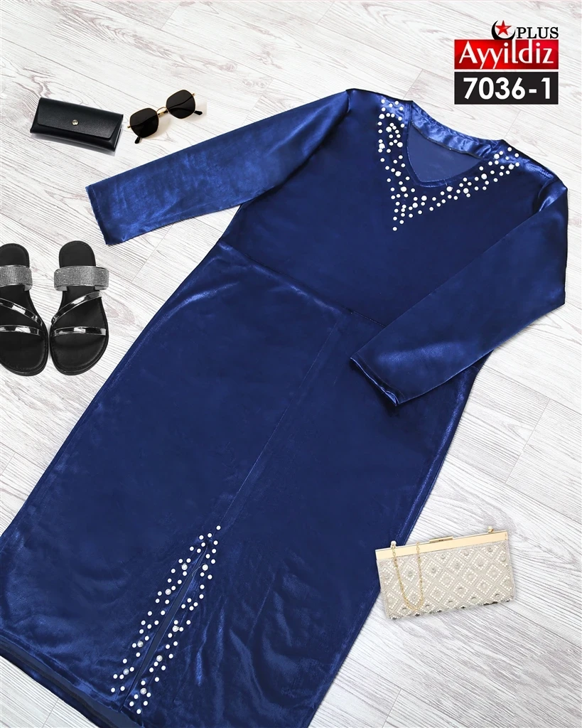 پیراهن زنانه سایز بزرگ ترکیبی کد 3809
