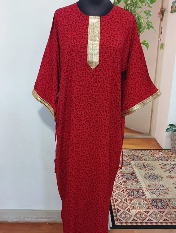 پیراهن ساحلی طلاکوب گلدلر پارچه خارجی