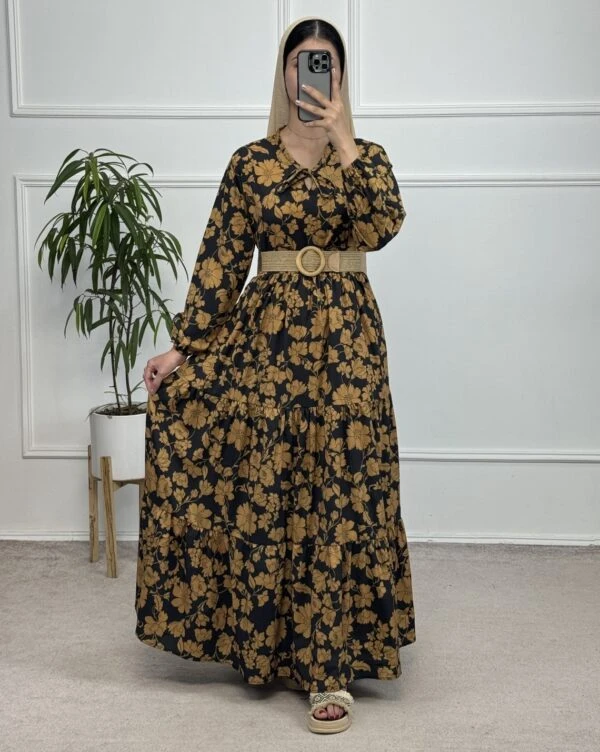 پیراهن سه طبقه ای بارانا