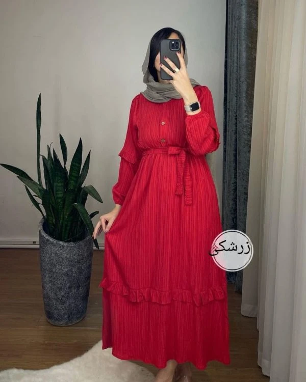 پیراهن مانتویی بلند