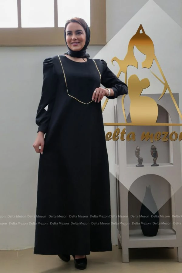 پیراهن مانتویی سایز بزرگ زنانه