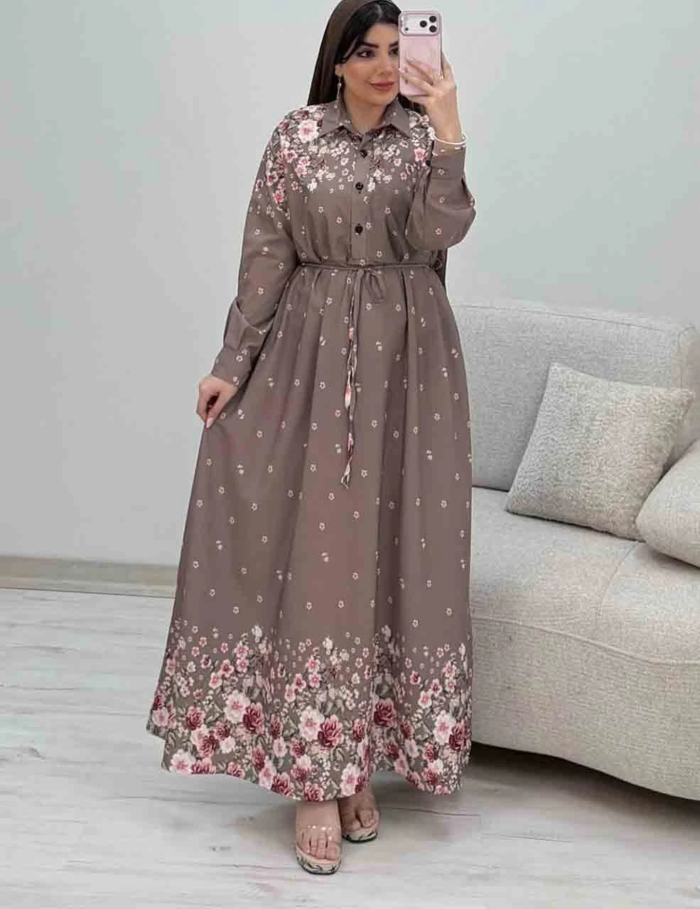 پیراهن ماکسی ساحلی زنانه مدل گلستان_شیکان کده