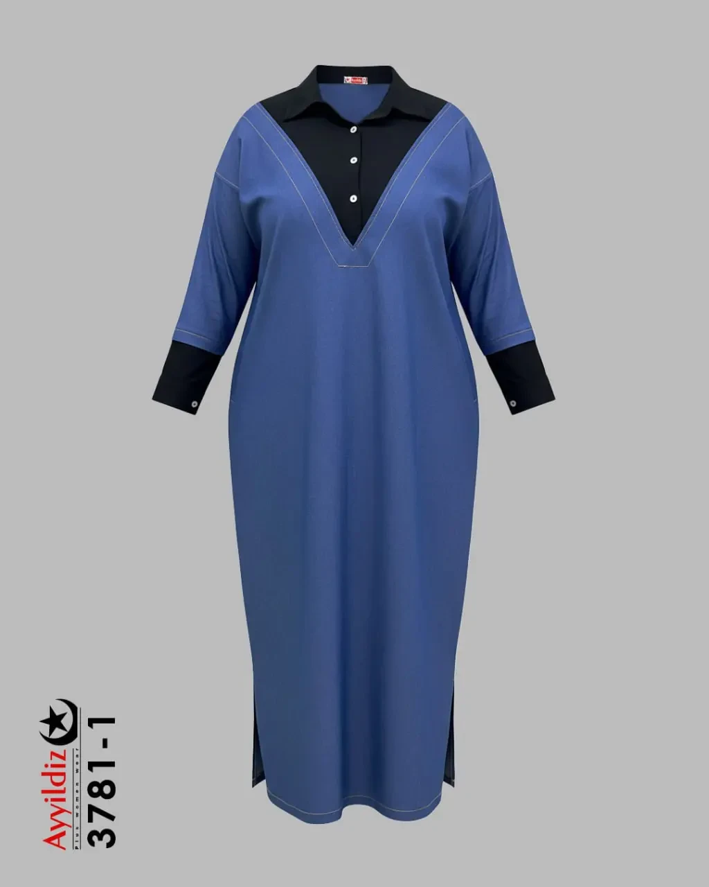 پیراهن مجلسی سایز بزرگ زنانه کد 7249