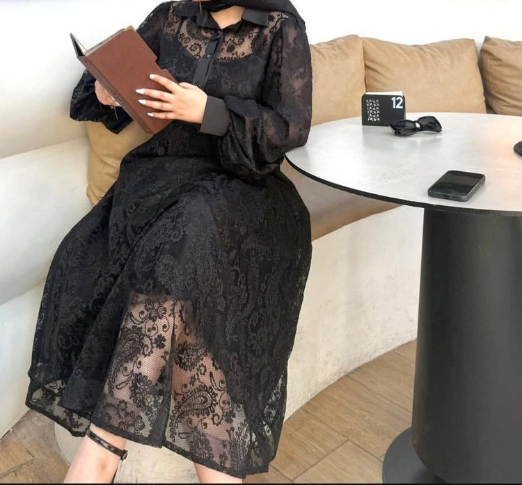 پیراهن مجلسی گیپور کد 37174