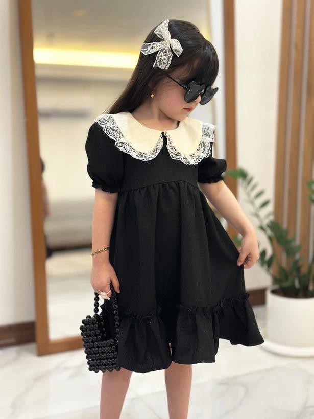 پیراهن محرمی دخترانه مدل نورسا