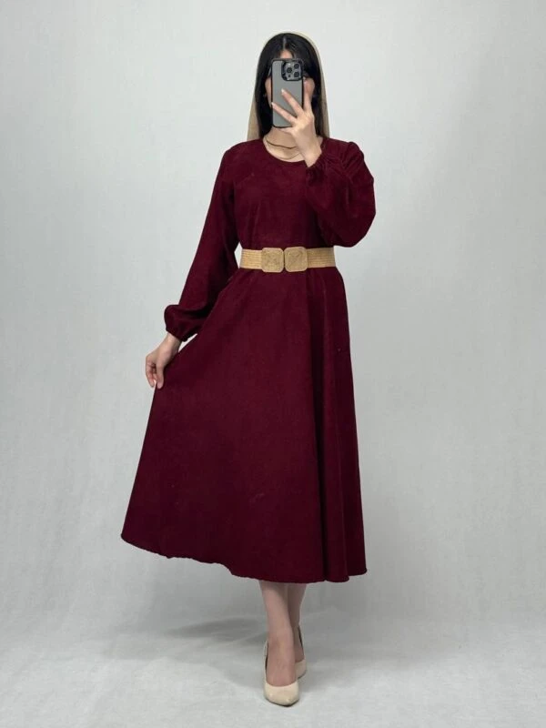 پیراهن مخمل مانلی 👗