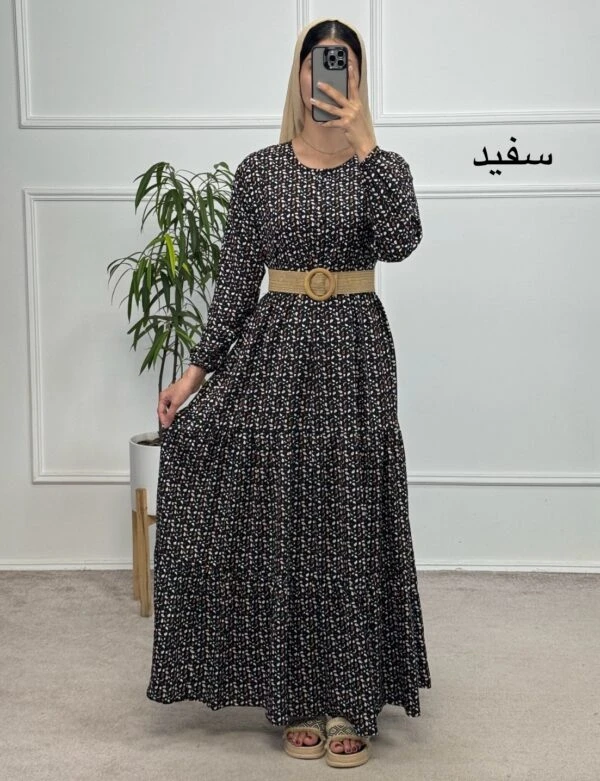 پیراهن نخ رنگی