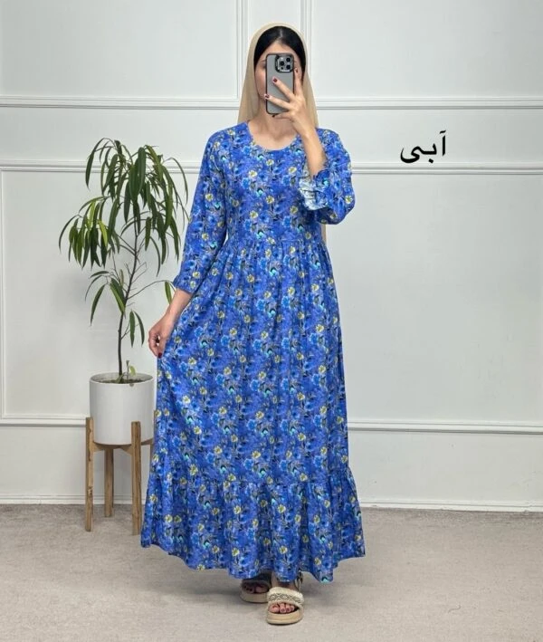 پیراهن نخ ماوی