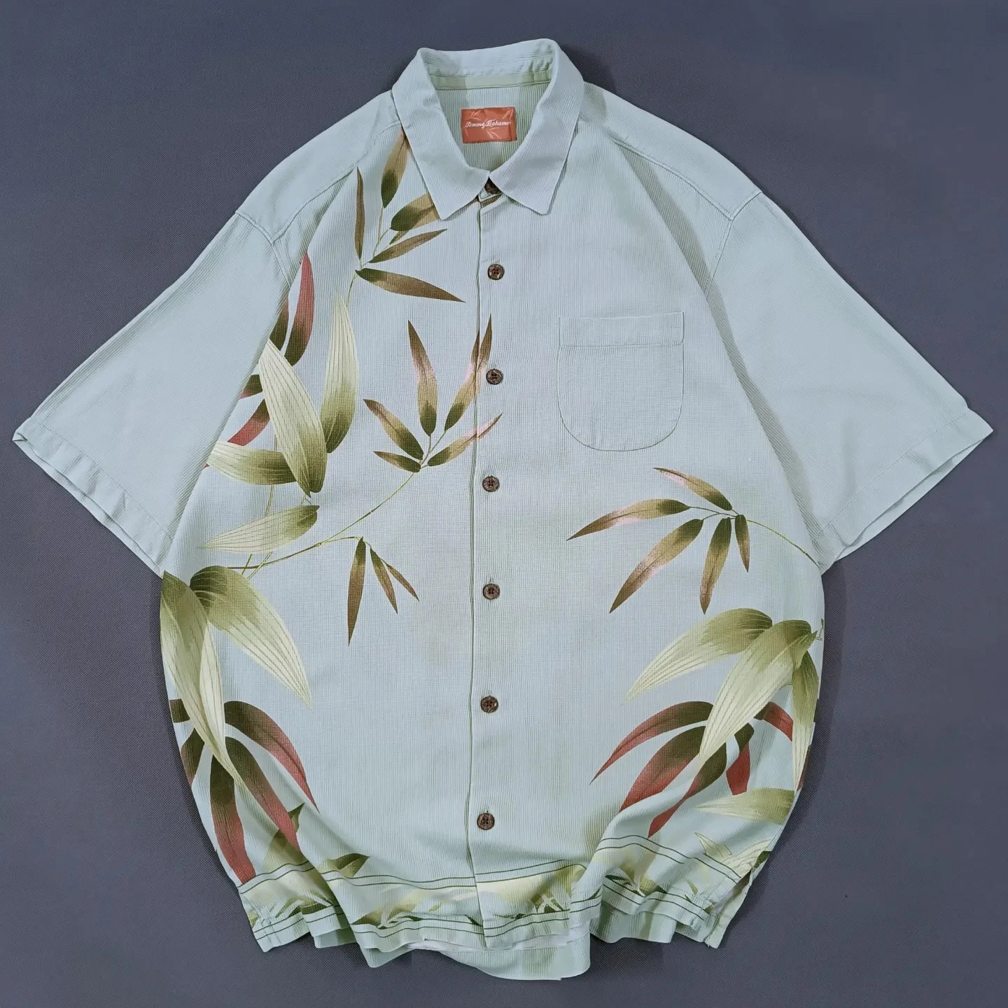 پیراهن هاوایی ابریشمی اورجینال برند پرطرفدار Tommy Bahama