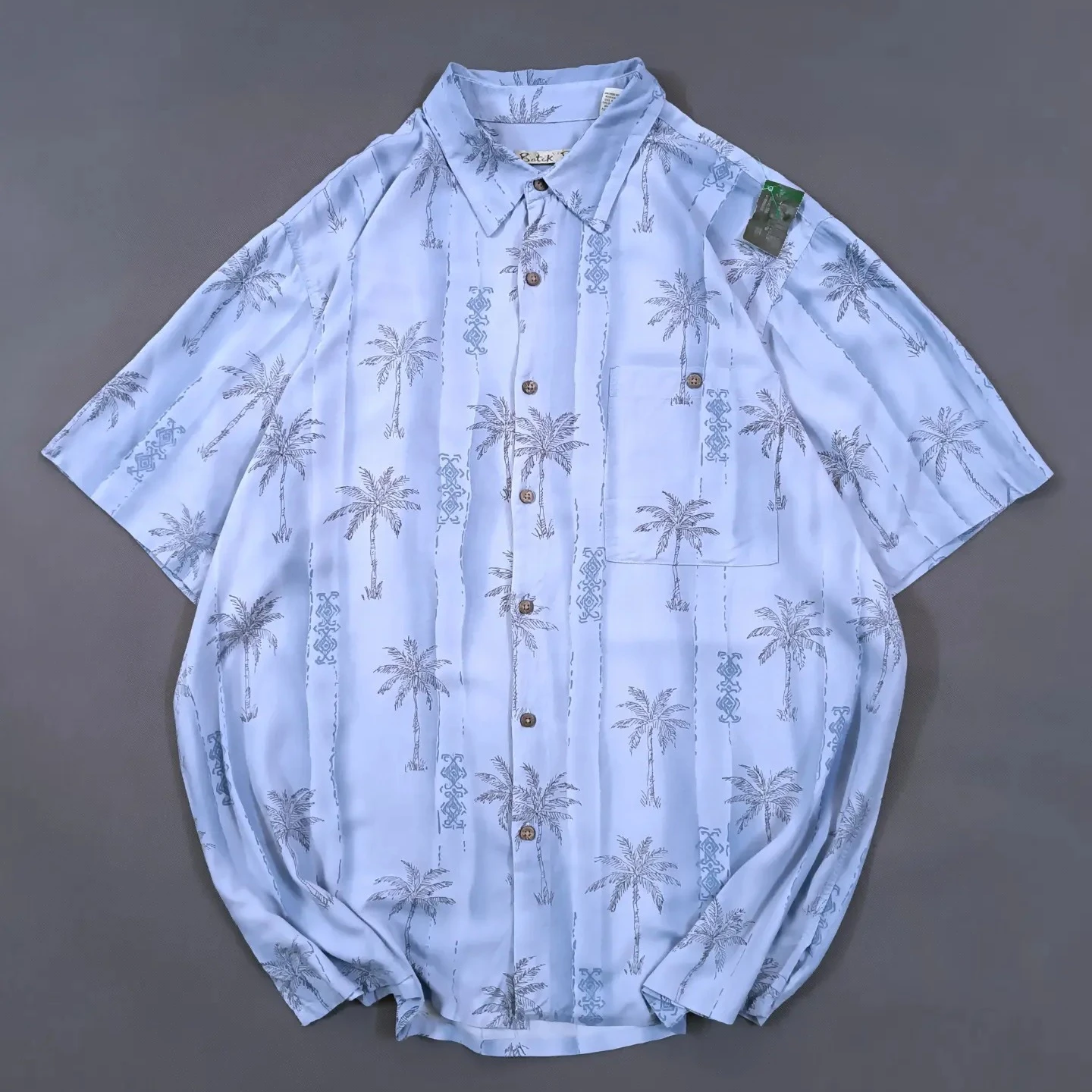 پیراهن وارداتی هاوایی ابریشمی اورجینال برند Batik Bay