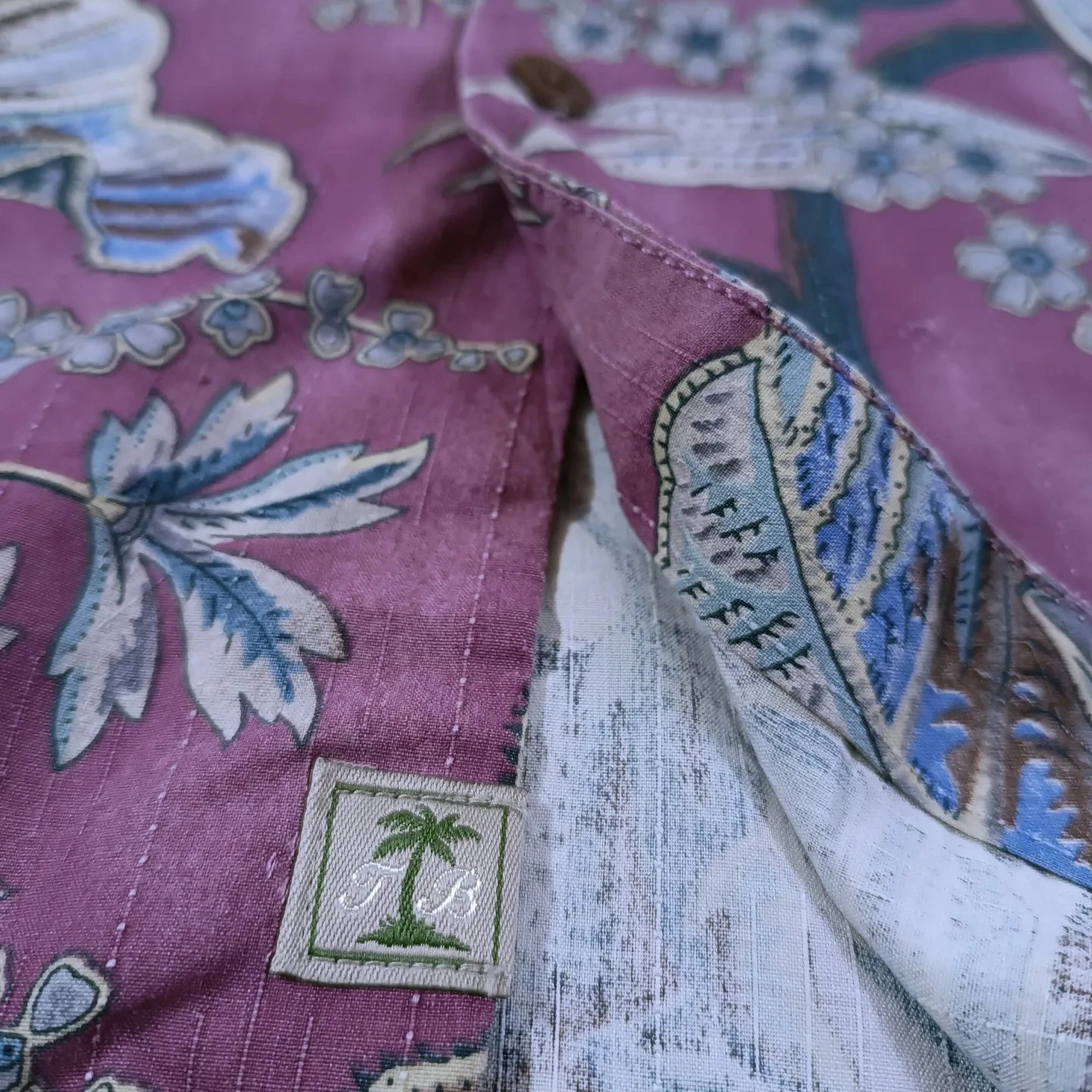 پیراهن وینتیج هاوایی ابریشمی اورجینال برند TOMMY BAHAMA امریکا