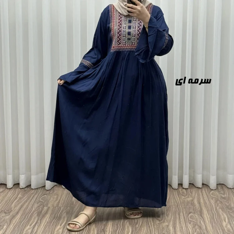 پیراهن گلدوزی وارداتی مدل مانیا کد 1777