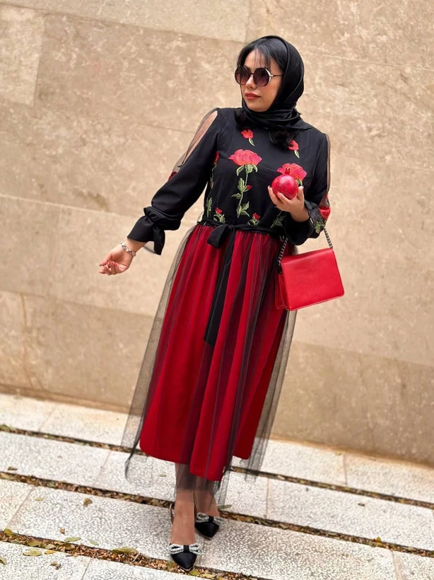 پیراهن یلدایی سنبل کد 5626