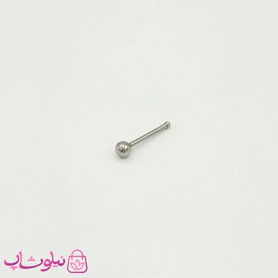 پیرسینگ بینی ساده بدون نگین نقره ای 193