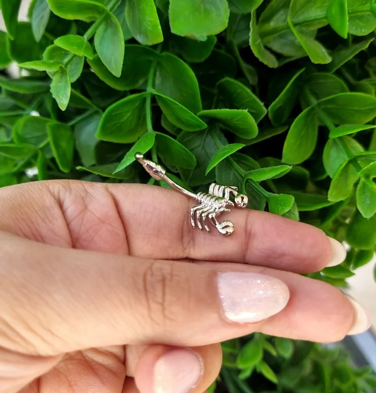 پیرسینگ ناف طرح عقرب ) کد240294