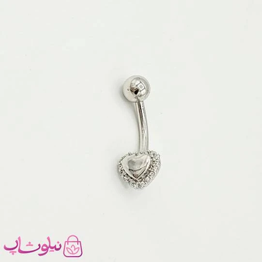 پیرسینگ ناف مدل قلب ریز کد 991