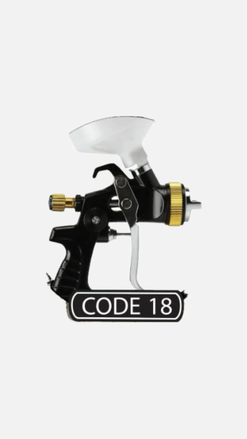 پیستوله بادی سه تنظیم حرفه ای برند سالکامیکس کد SALCAMIX CODE 18