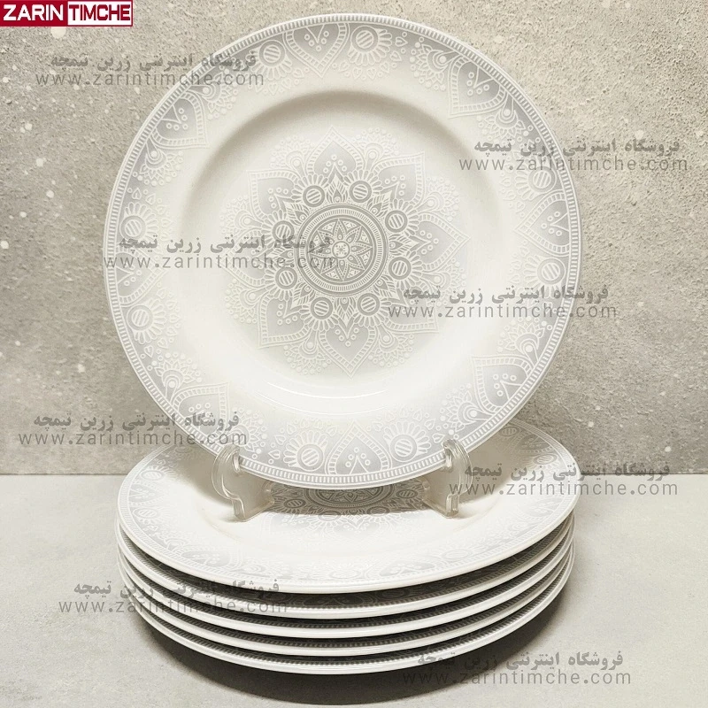 پیش دستی میوه خوری چینی زرین مدل ادلین