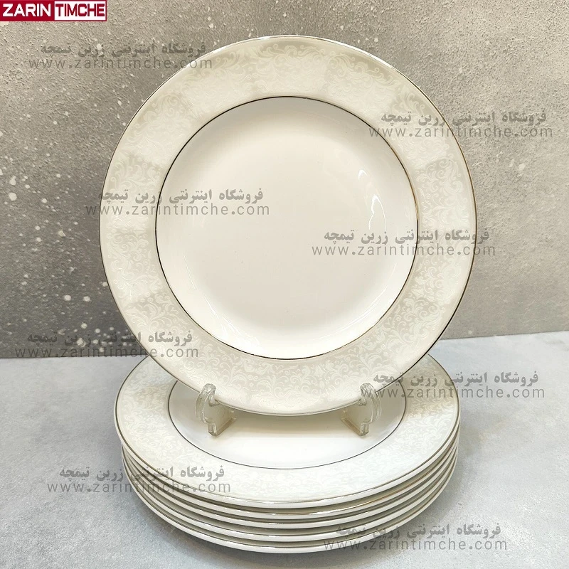 پیش دستی میوه خوری چینی زرین مدل دلسا