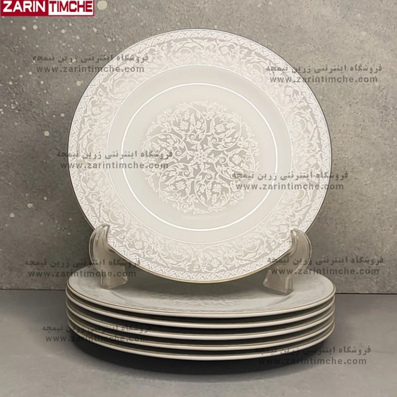 پیش دستی میوه خوری چینی زرین مدل سیلوان