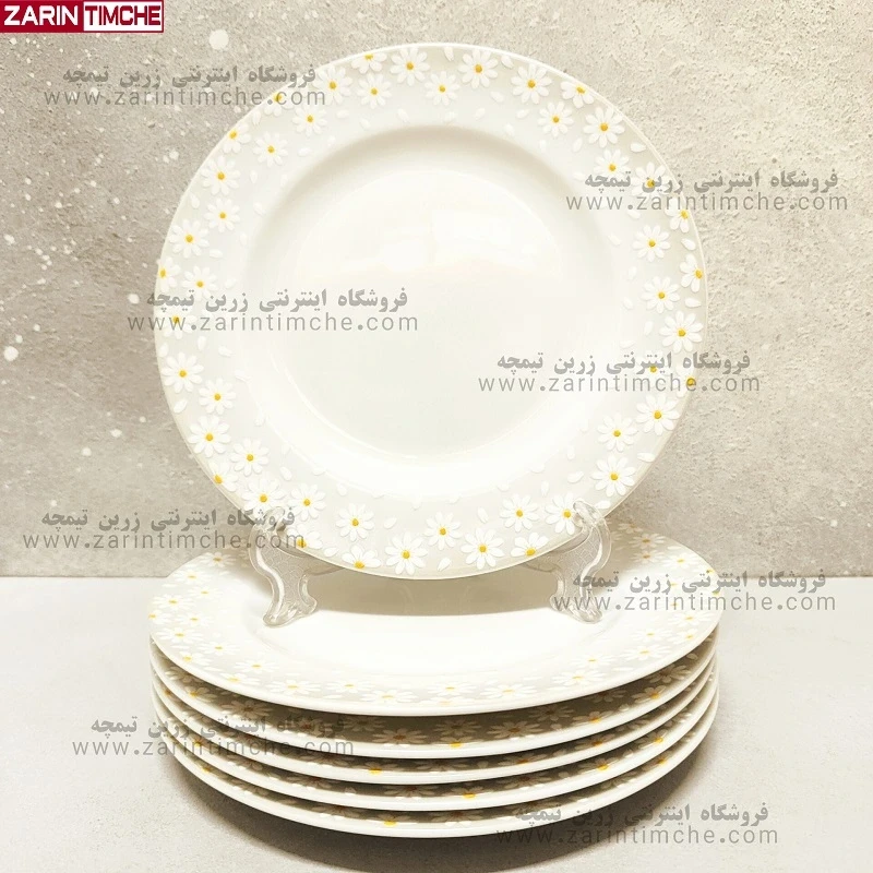 پیش دستی میوه خوری چینی زرین مدل کامومیلا