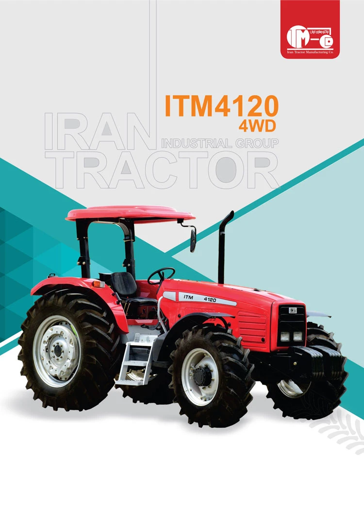 پیش پرداخت فروش اقساطی تراکتور کشاورزی جفت ITM 4120 4WD