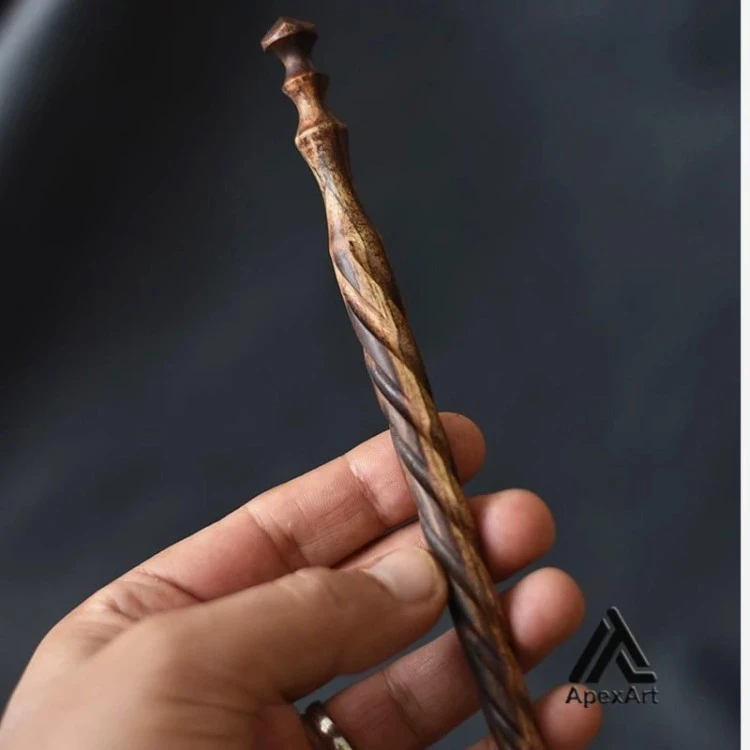 پین چوبی مو اسپیرال طرح گلاویژ