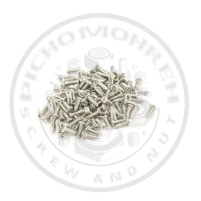 پیچ آنتیک کروم (طرح استیل) ریز 12*2.5