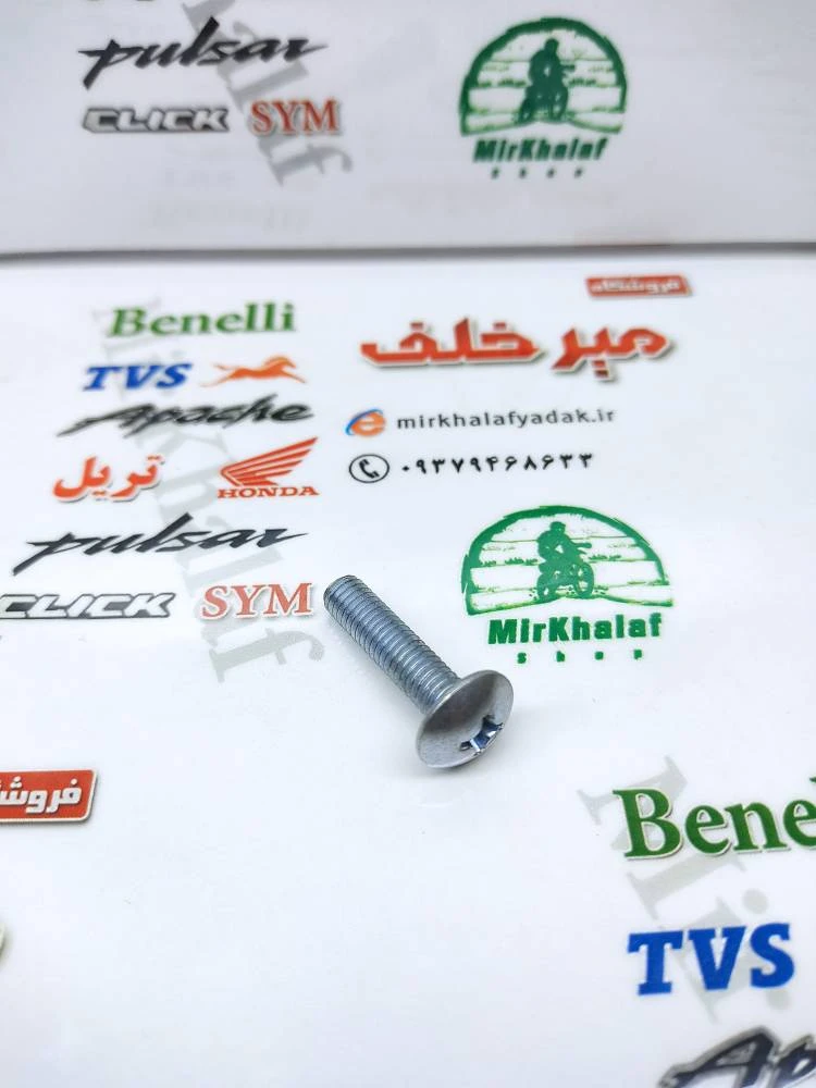 پیچ کله قارچی 4 سو 6 در 25
