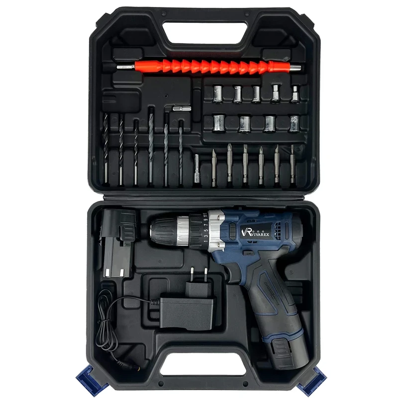 پیچ گوشتی شارژِی ویوارکس VR1210-2A با وسایل