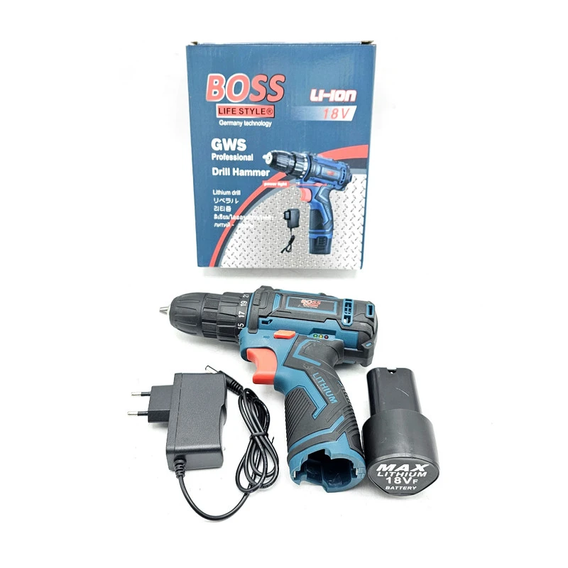 پیچ گوشتی شارژی باس مدل 18 V تک باطری