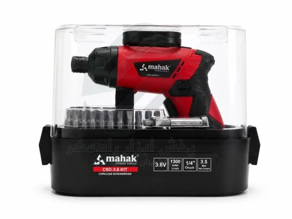 پیچ‌گوشتی شارژی محک (Mahak) مدل CSD-3.6 KIT