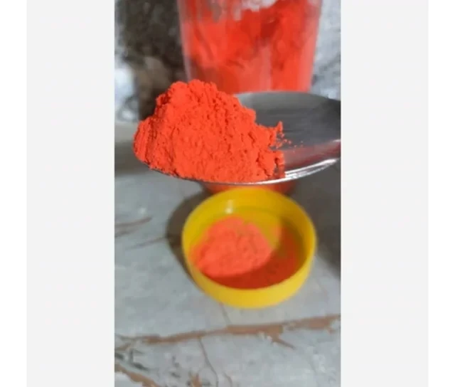 پیگمنت پودری نارنجی صد گرمی سنگ مصنوعی