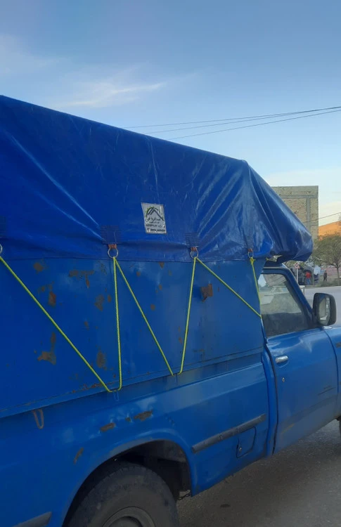 چادر باری نیسان ۳در۴ با گونی خارجی اف آی تی