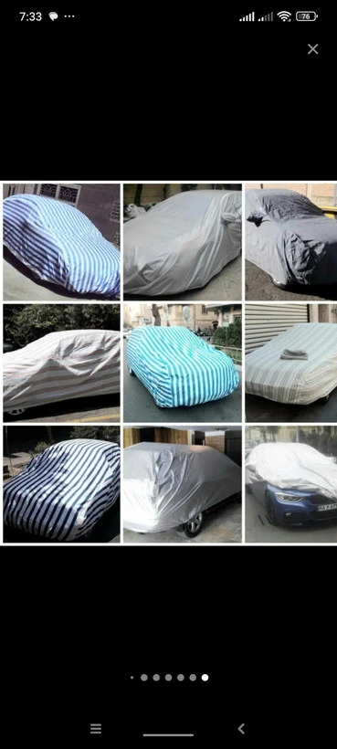 چادر برزنتی ضد آب خودرو