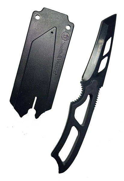چاقو تاکتیکال غلاف دار سوت دار smith & wesson