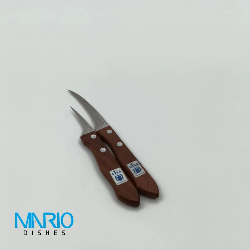 چاقو گارنیش دسته چوب