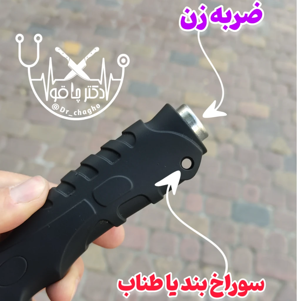 چاقوی شکاری خنجری ضربه زن دار کلمبیای وارداتی اصل USA