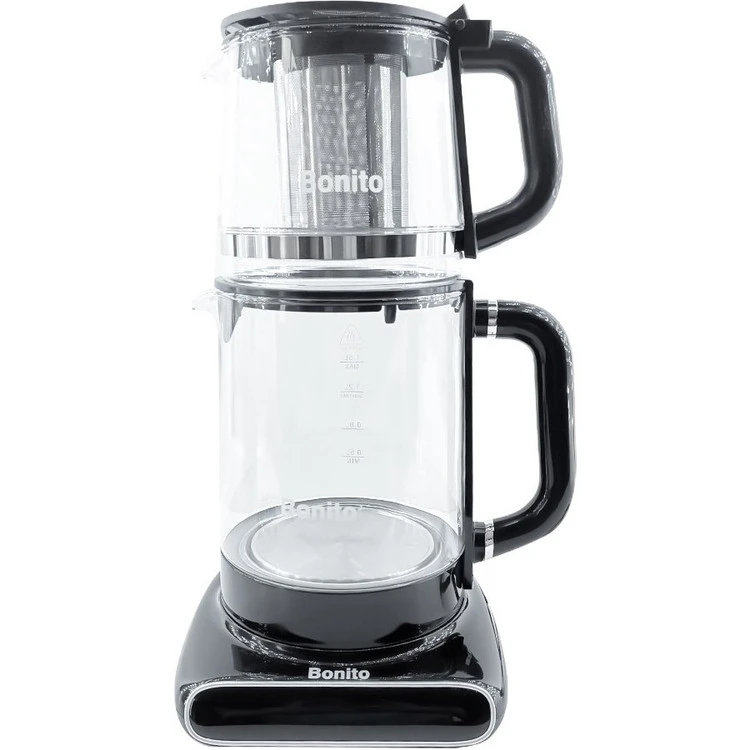 چای‌ساز روهمی لمسی بونیتو مدل TM-1500GD طراحی لمسی و مدرن