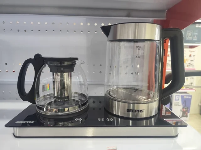 چای ساز شیشه ایی دو قلو جیپاس مدل GTM38065