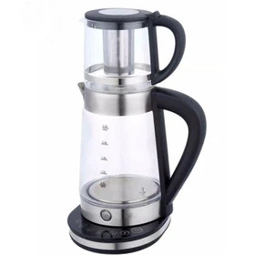 چای ساز یونیک مدل UM255 ظرفیت ۲.۵ لیتر با کتری پیرکس و پنل لمسی