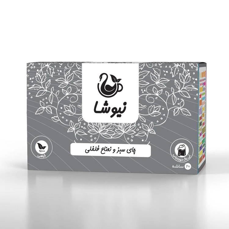 چای سبز نعناع فلفلی نیوشا