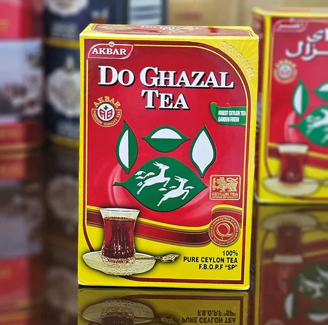 چای سیاه دوغزال خالص سری لانکا بسته 500 گرم (شیر نشان اصل)